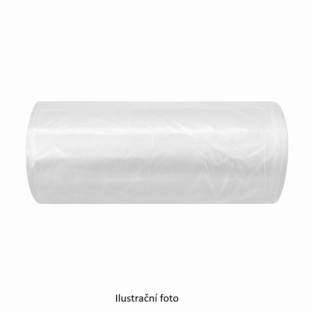 Odpadové sáčky, 1 rl. x 50 ks, 49 x 60 cm, 35L, 6mi, transparent, HDPE