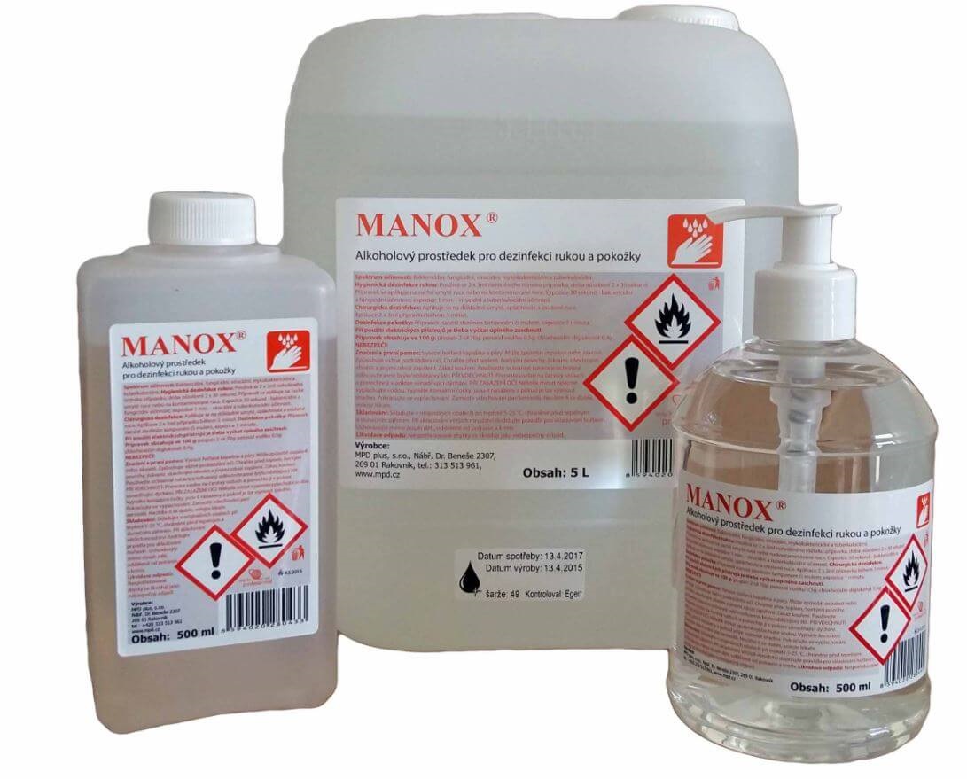 Profesionální dezinfekce na ruce MANOX 5L
