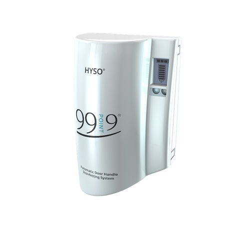 HYSSO 99POINT9 - automatický dávkovač dezinfekce na dveřní kliky