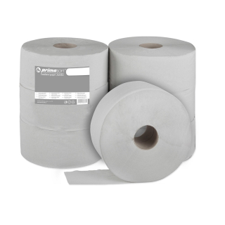 Toaletní papír Jumbo ECO GREY 230mm, 1vrstvý šedý recykl